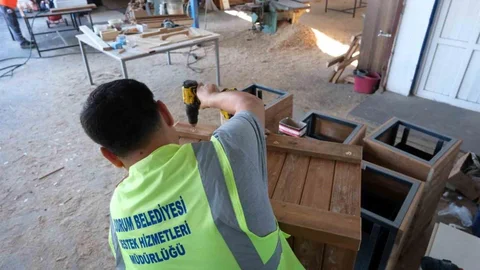 Muğla'da Estetik Kent Mobilyaları
