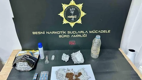 Adıyaman'da uyuşturucu operasyonu gerçekleştirildi