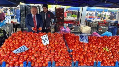 Çorum'da semt pazarlarında sıkı denetim sürüyor