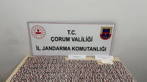 Çorum'da uyuşturucu operasyonu
