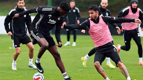 İstanbul'da Beşiktaş, Gençlerbirliği maçının hazırlıklarını sürdürüyor