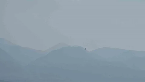 Kayseri'de nefes kesen uçuş