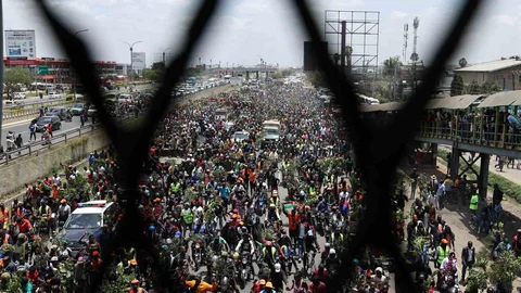 Nairobi'de Odinga'nın cenaze töreninde çatışma çıktı