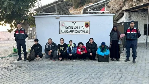 Aydın'da Düzensiz Göçmen Operasyonu
