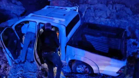 Artuklu'da pikap devrilmesi sonucu bir kişi yaralandı