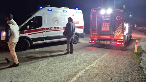 Balıkesir'de otomobil kazası: Sürücü yaralı