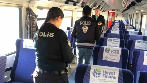 Yozgat'ta güvenli seyahat için tren denetimi