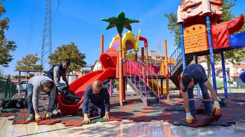 Konya'da Park ve Bahçeler Kışa Hazırlanıyor
