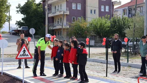 Denizli'de Çocuklar İçin Örnek Trafik Eğitim Parkı
