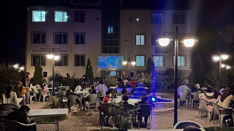 Elazığ'da açık hava sinema etkinliği
