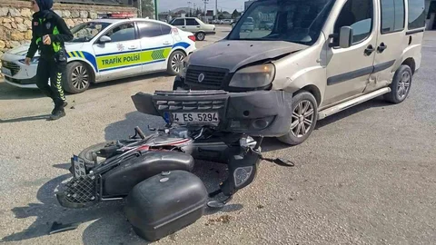 İnegöl'de motosiklet kazası