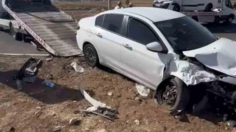 Mardin Nusaybin'de trafik kazası