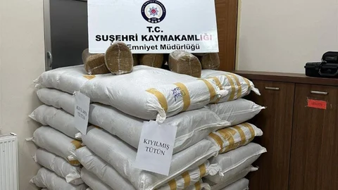 Sivas’ta kaçak tütün operasyonu