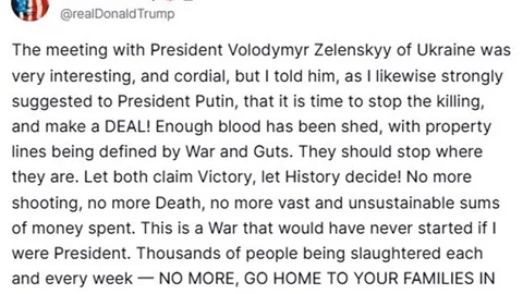 Trump, Zelenskiy ile görüşmelerini değerlendirdi
