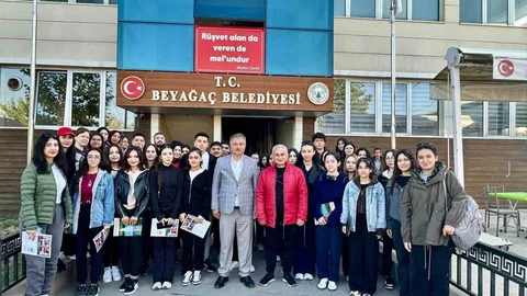 Beyağaç'ta üniversite öğrencilerine misafirperverlik