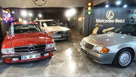 Samsun'da klasik otomobil koleksiyonu hayran bırakıyor