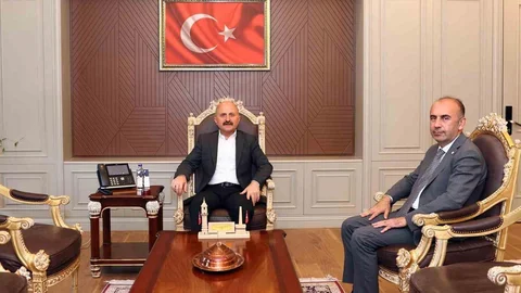 Adıyaman'da Vali Varol ve Rektör Keleş bir araya geldi