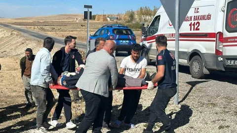 Erzurum'da trafik kazasında bir kişi yaralandı