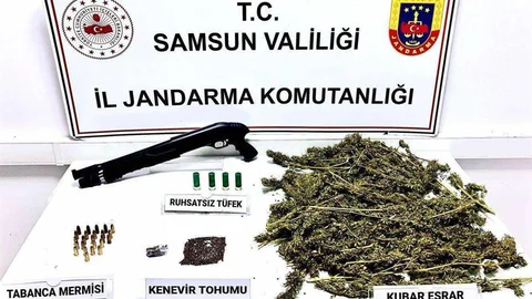 Samsun'da uyuşturucu operasyonu