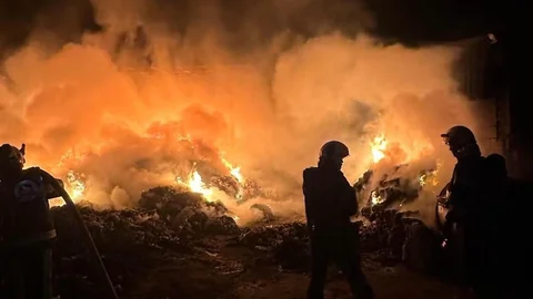 Denizli Merkezefendi'de yangın