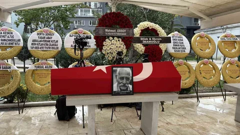İstanbul'da Arif Erkin Güzelbeyoğlu'nun cenaze töreni gerçekleşti