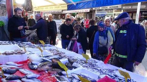 Samsun'da Hamsinin Kilosu 100 TL