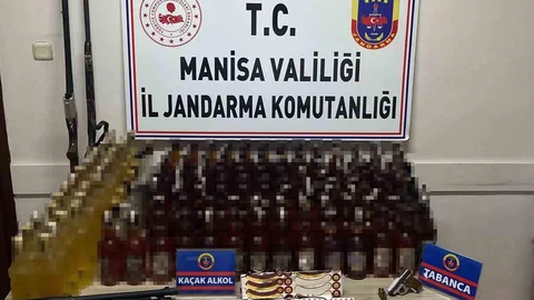 Manisa'da sahte içki operasyonu