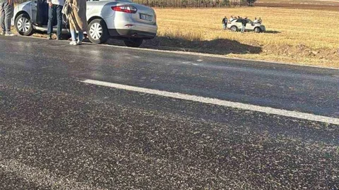 Siirt'te otomobil takla attı