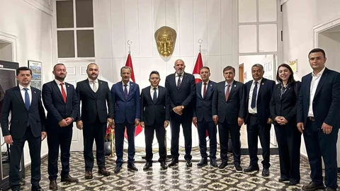Muğla'da Muhtarlar Konfederasyonu Heyeti