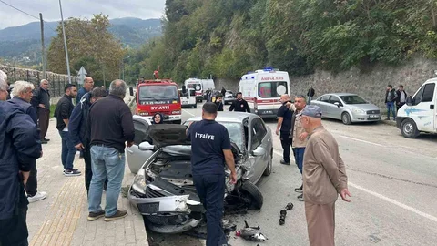 Kastamonu İnebolu'da trafik kazası