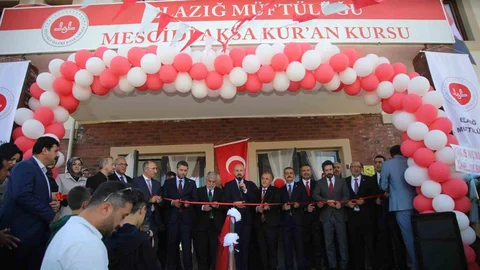 Mescid-i Aksa Kur’an Kursu Elazığ'da hizmete girdi