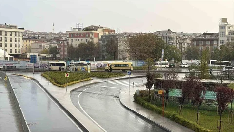 İstanbul'da Pazar Sabahı Yağmur Etkili