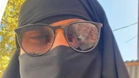 Ankara'da çarşafla dolaşan bir erkek gözaltına alındı