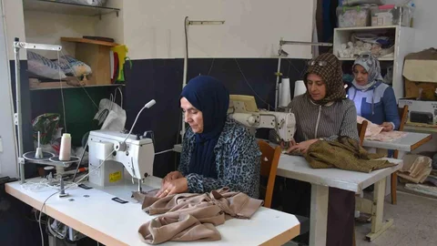 Gaziantep'te kadınlar el sanatları kooperatifi kurdu