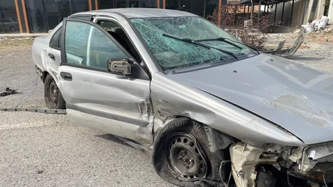 Bursa Mudanya'da otomobil kazası: Bir yaralı