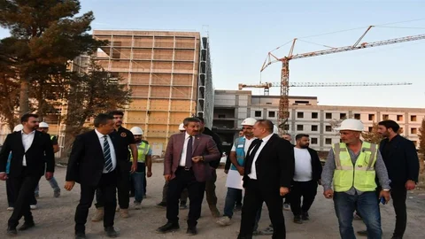 Şırnak’ta 500 yataklı yeni devlet hastanesinin inşaatı denetlendi
