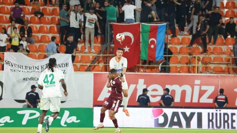 Alanya'da Alanyaspor, Göztepe'yi 1-0 mağlup etti