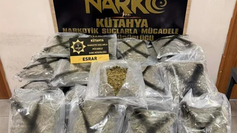 Kütahya'da uyuşturucu operasyonu yapıldı