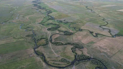 Ardahan’da Menderesler havadan görüntülendi