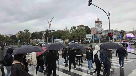 Samsun’da kuvvetli sağanak: Metrekareye 41,3 kilo yağış düştü