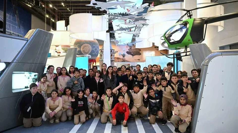 Uzay ve havacılığın derinliklerini GUHEM’de keşfediyorlar