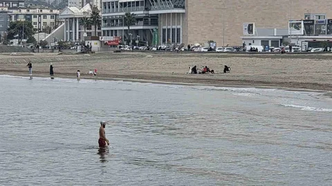 Samsun’da sonbaharda deniz keyfi