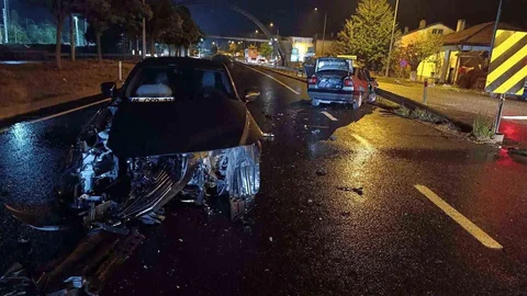 Bilecik’teki trafik kazasında 2 kişi yaralandı