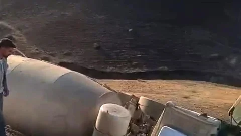 Batman’da beton mikseri şarampole yuvarlandı: 1 yaralı