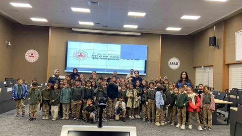 Elazığ’da öğrencilere afet farkındalık eğitimi