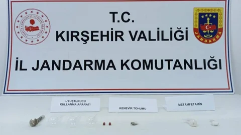 Kırşehir'de uyuşturucu operasyonu düzenlendi