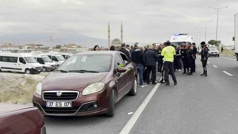 Aksaray'da cenaze konvoyuna saldırı düzenlendi