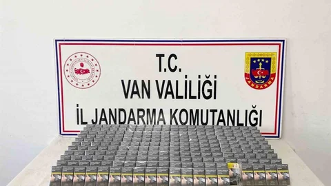 Van'da kaçak sigara operasyonu
