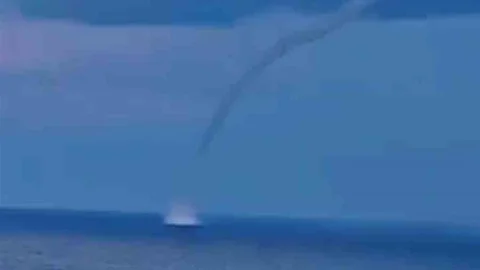 Hatay'da hortum oluştu