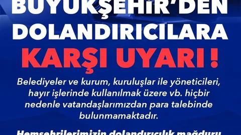Kayseri'de dolandırıcılara karşı uyarı